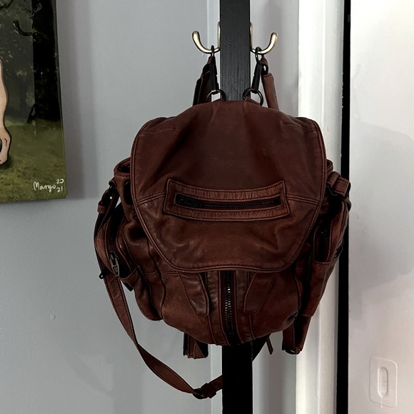 Brown Alexander Wang Mini Marti Leather Backpack in good gently used condition! - Picture 4 of 5